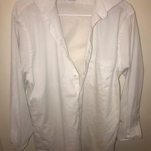 Mens white dress shirt